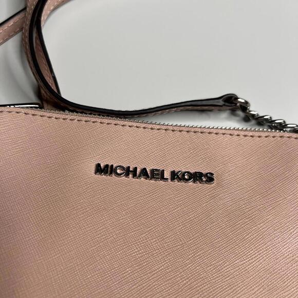 Michael Kors Cindy Large Dome Crossbody Bag Ballet Pink Saffiano Leather - Picture 8 of 8